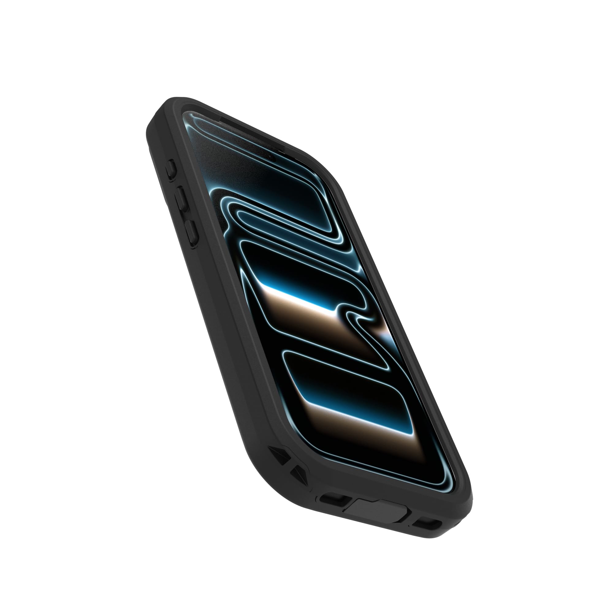 OtterBox Custodia impermeabile per iPhone 17 Pro serie FR, nera, custodia impermeabile per iPhone fino a 2 metri, IP68, custodia per telefono per nuoto/snorkeling