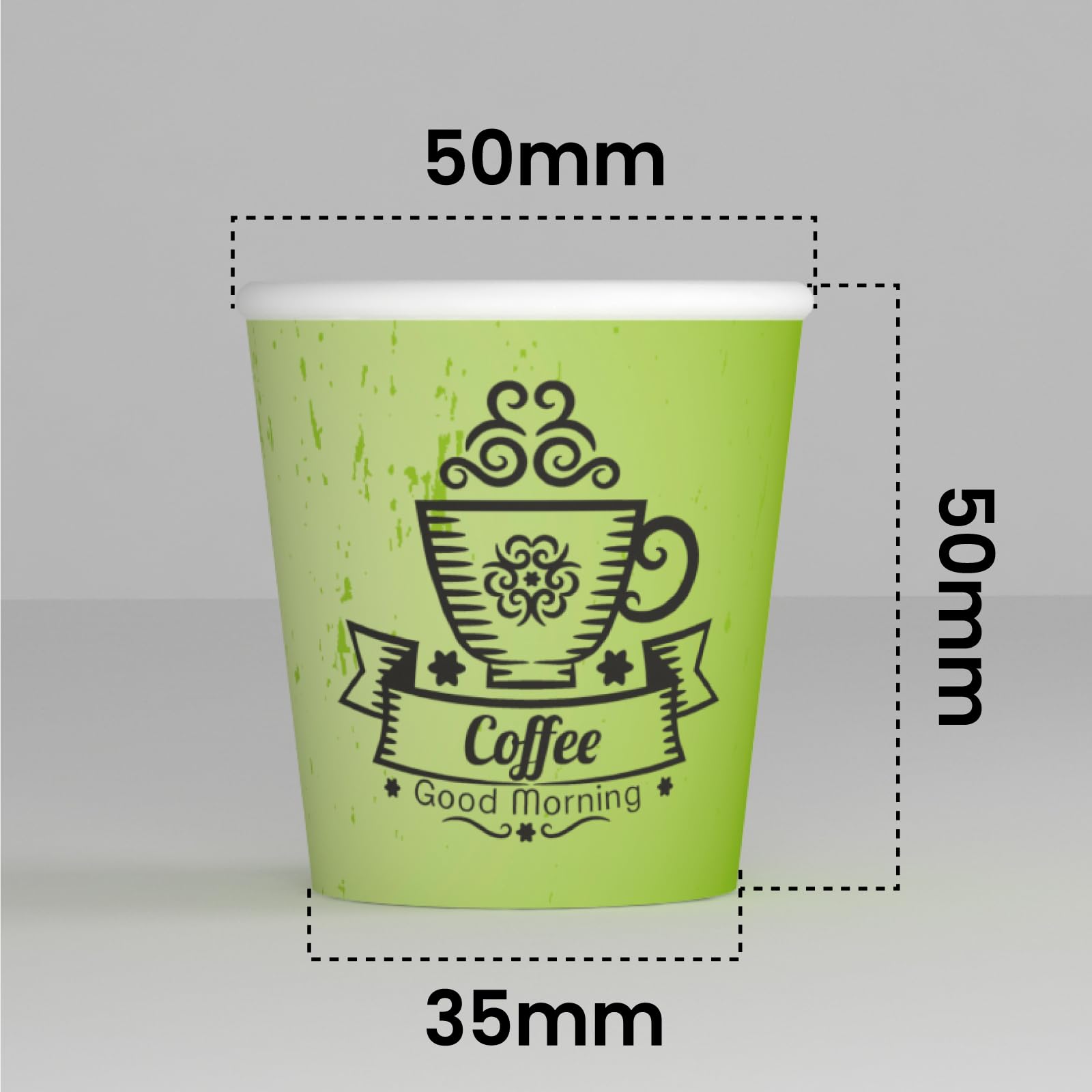 1000 Bicchierini in Carta da caffè 65ml CuzcoCUP Mix Bicchieri Ecologici Biodegradabili Monouso Piccoli Asporto Bevande Calde
