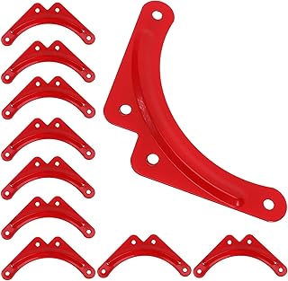 Kisangel はしご補強ブラケット 10個 厚手鉄製コーナーブレース 折りたたみはしご用固定シート 屋根裏作業やDIY向けアクセサリー