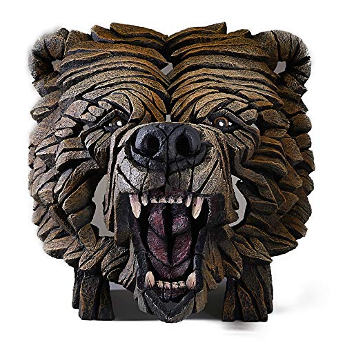 Enesco Edge Sculpture Bear Bust Statue Figurine 15 X 16.3 X 16 Inch 6005332 #TOP7