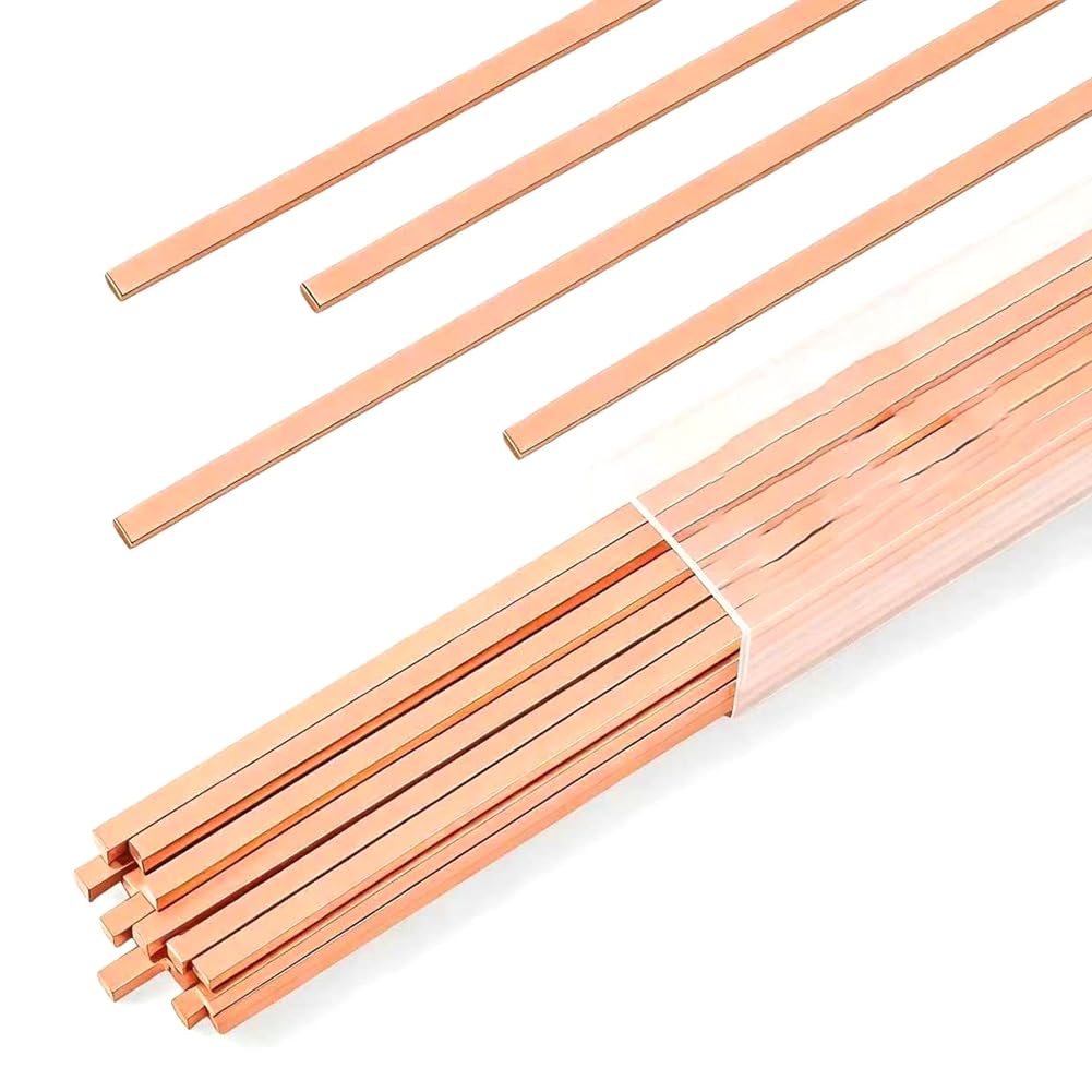 Jnchdghwa As Shown Flat Welding For Hvac, Refrigeration And Industrial Applications 62 Pcs Brazing Rods Solder Phos Copper Brazing Alloy