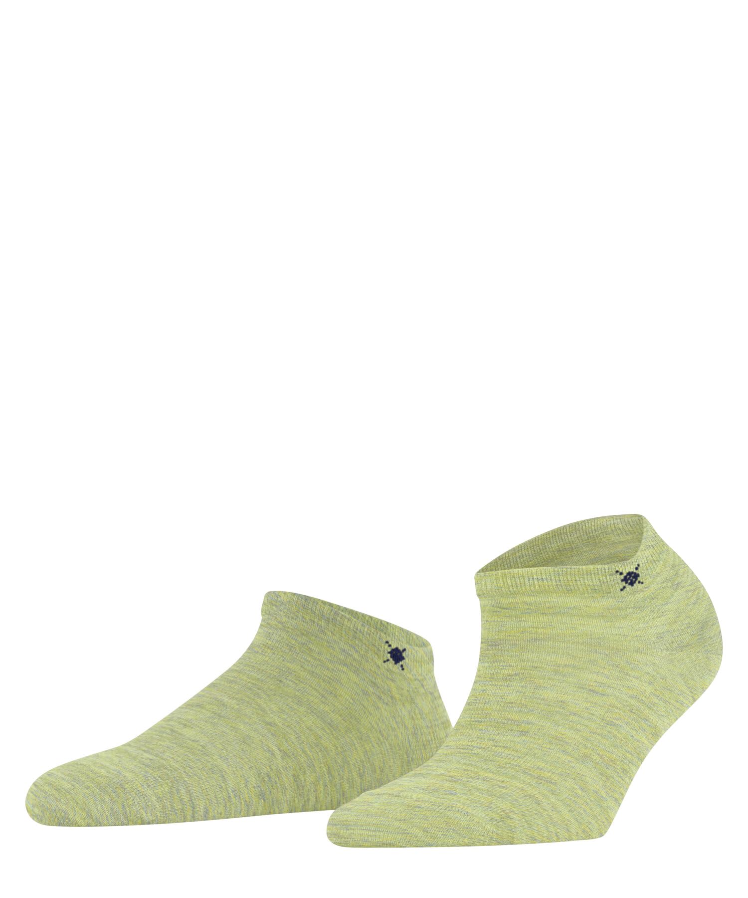 Burlington Women's Soho Vibes W Sn Cotton Low-Cut Plain 1 Pair Trainer Socks, Green Peppermint 7663, 3.5-7
