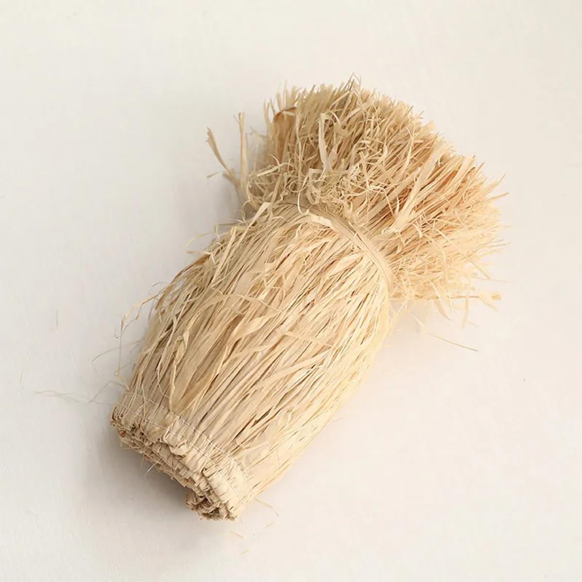 39 Inch Natural Raffia Tassels Trim, Boho Raffia Grass Fringe Trim Ornament for Wedding Party DIY Wall Decoration, Width 5.9"/15cm