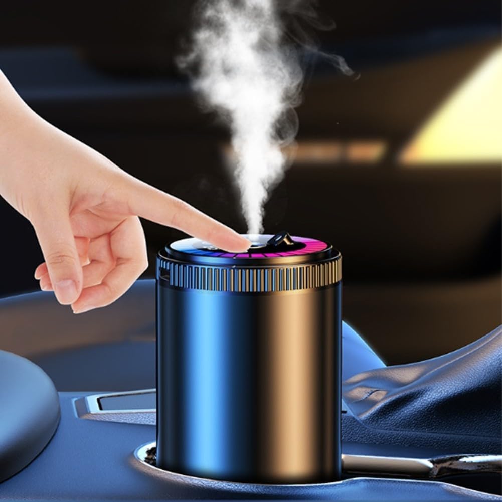 Diffusore di Deodorante per Auto Intelligente Ricaricabile Portatile a 5 Livelli Regolabile diffusore di aromi con Luce Pick-up Top Stellato per Veicoli