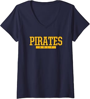 Womens Fernandina Beach High School Golf V-Neck T-Shirt
