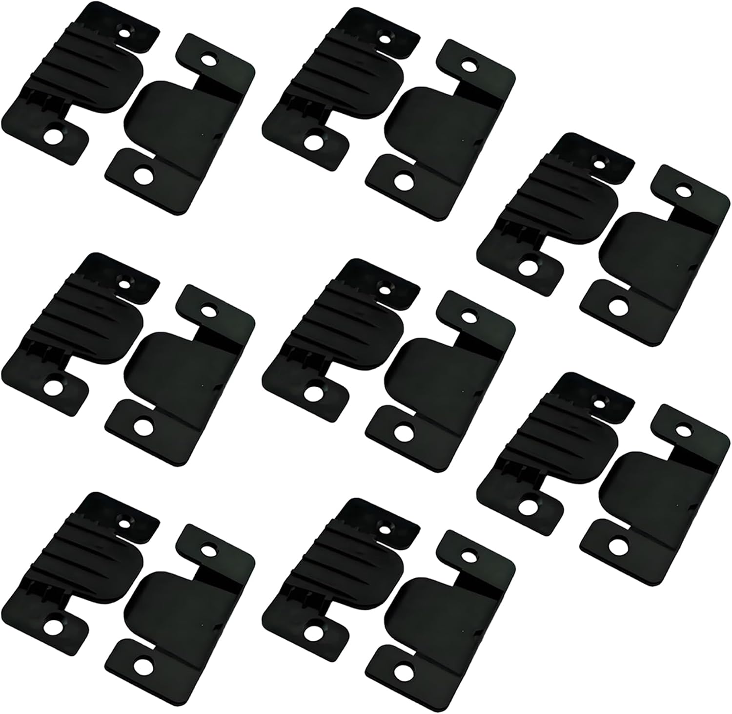 LIKERAINY Sectional Couch Connectors Plastic Couch Clips Sofa Connector Interlocking Furniture Connector with Mounting Screws Pack of 16 Pieces