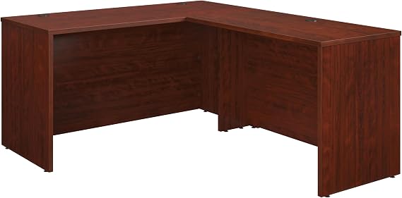 Sauder OfficeWorks Affirm 60 Desk & 42 Return, Classic Cherry Finish