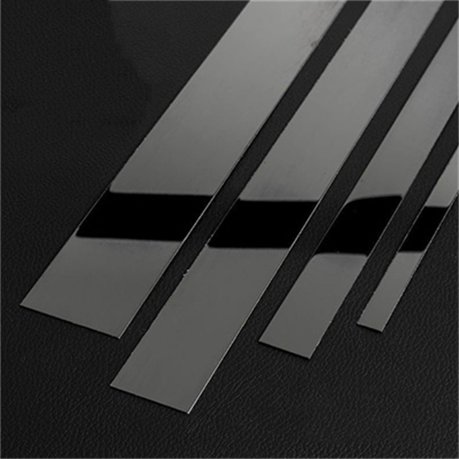 HENANCXF 9.8ft Self-Adhesive Mouldings & Trim, Flexible DIY Crown Ceiling Molding, Stainless Steel Wall Trim for Home Decor(Size:2.5cm (0.98 inch),