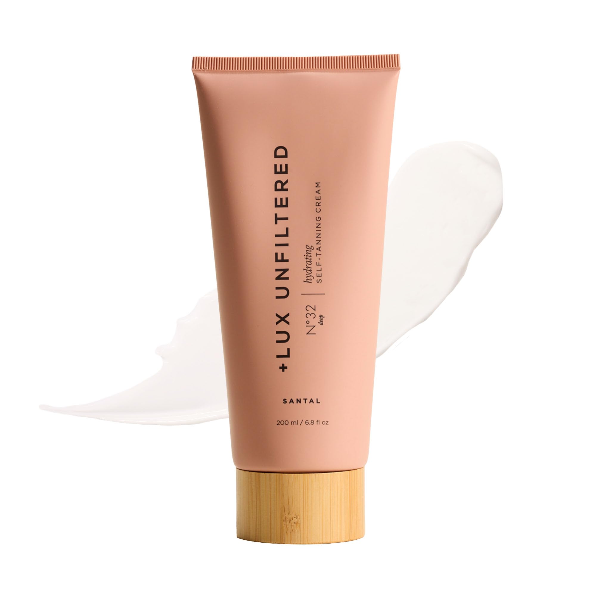 Sponsored Ad - + Lux Unfiltered N°32 Deep Gradual Self Tanner, Hydrating Self Tanning Lotion with Shea Butter & Squalane - Non-Sticky, No Transfer, Natural-Looking Tan - Vegan & Cruelty-Free Sunless Tanner - Santal