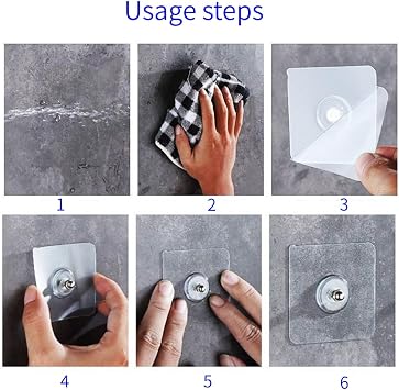 10 Pcs Wall Hangers Without Nails, Adhesive Wall Hooks, Adhesive Wall Mount Screw Hooks Non-Trace, Picture Hangers Without Nails for Decorations, Waterproof, Wall Mount Maximum Load of 13 LB