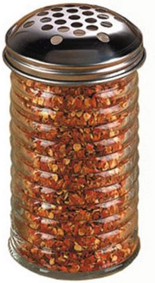 American METALCRAFT, Inc. BEE319 Shaker, Glass with Dredge Top, Beehive, 12oz. Capacity