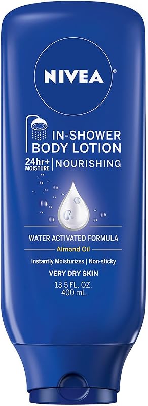Loção corporal para uso no banho NIVEA com óleo de amêndoas, 400 mL