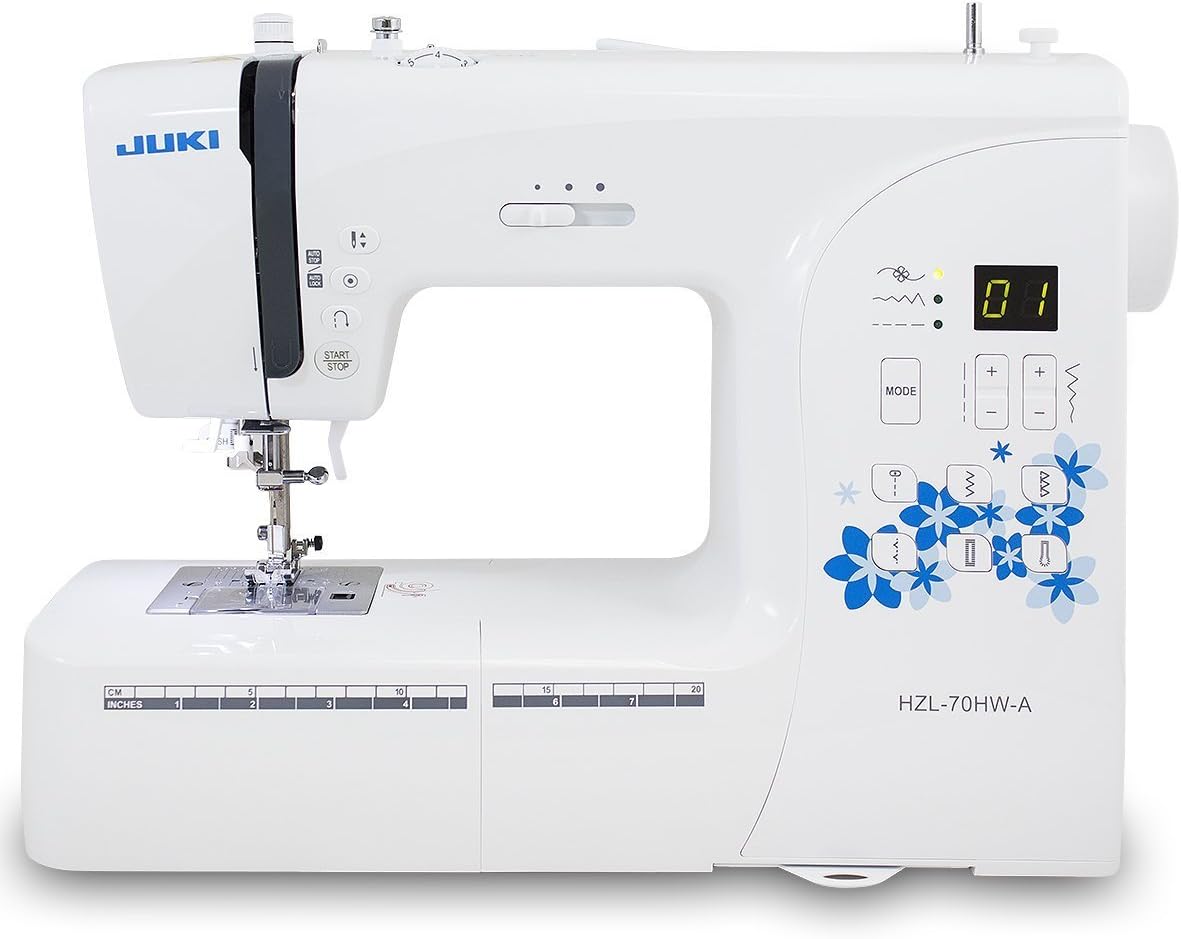 HZL-70HW Computer Sewing Machine with 80 Sewing Patterns, 6 Types of Stitch Patterns, and Quick Reference Plate