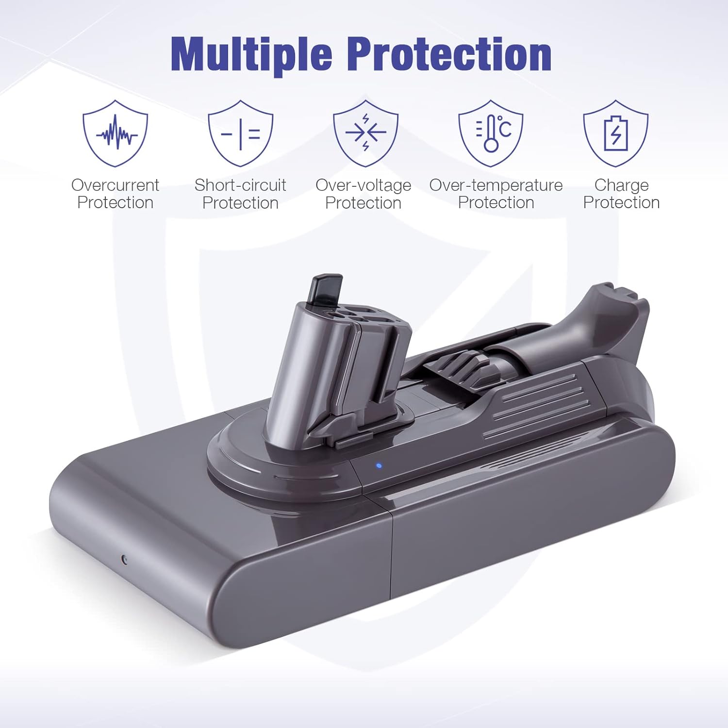 V11 Battery 25.2V 4.0Ah Compatible with D-yson Vacuum V11 V15 SV15 SV16 SV22 V11 Outsize V11 Torque Drive V15 Detect Vacuum (Click in Type)