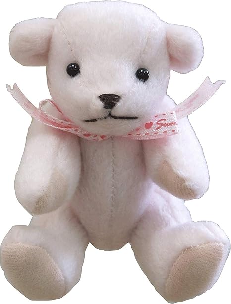 Amazon クマのかわいいキーホルダー ぬいぐるみベア チェーン付 24個セット Dh サイズ 約7 4 5 高11cm カラー ピンク ぬいぐるみ おもちゃ