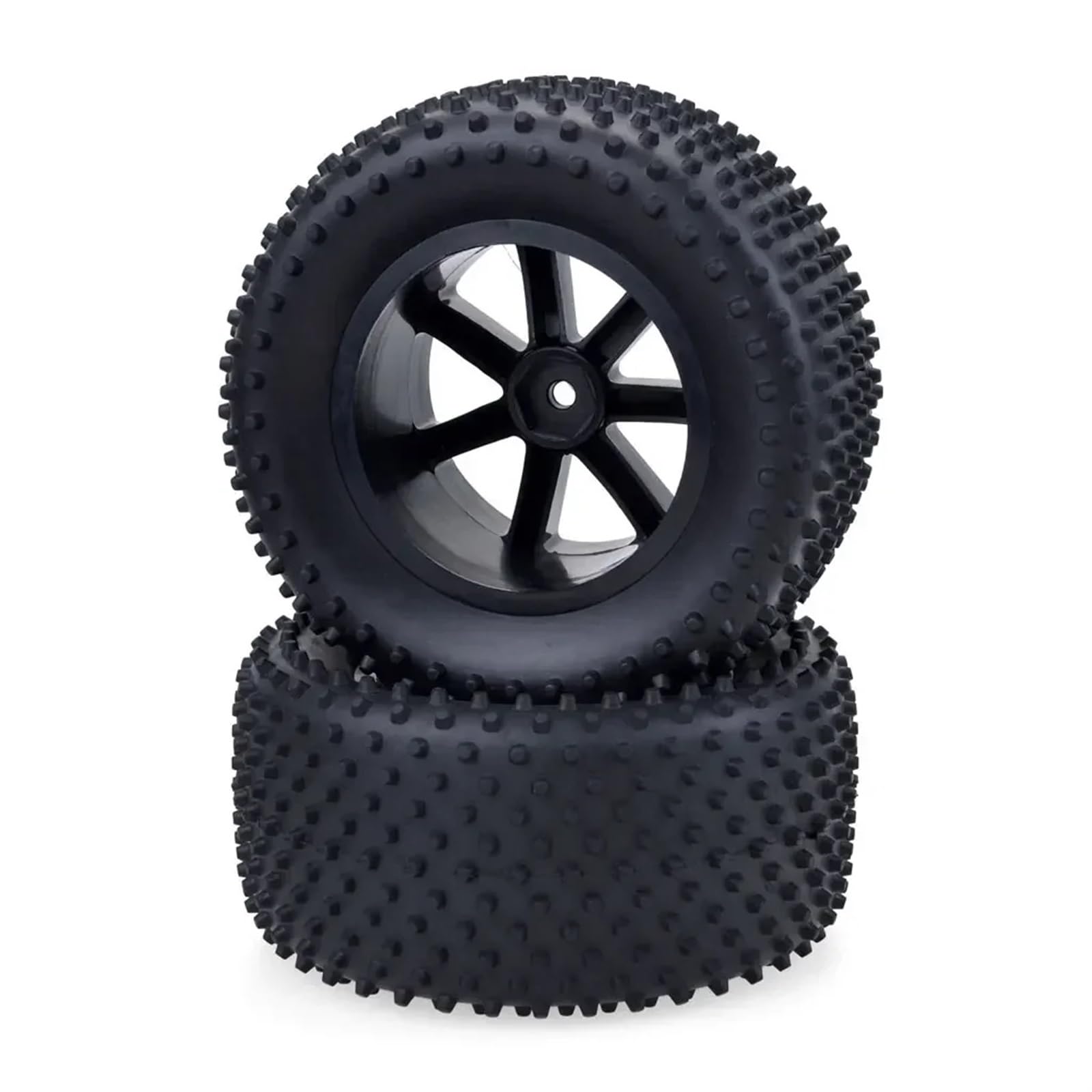 Compatible con HSP 1/10 RC Car Off Road para Desert Truck 4 Piezas 110 MM RC Neumáticos De Goma De Plástico Llanta Ruedas Neumáticos 12 Mm para Cubo Hex Neumáticos RC