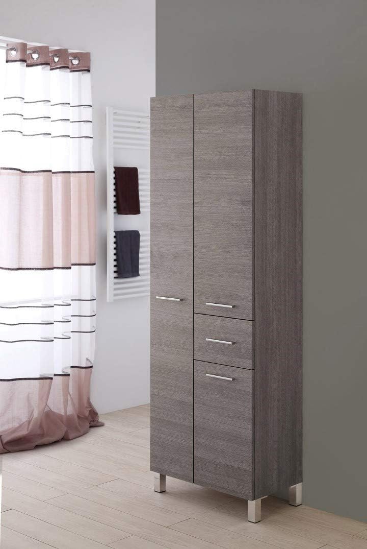 FERIDRAS Mondo Columna Doble toallero, Roble Oscuro ...