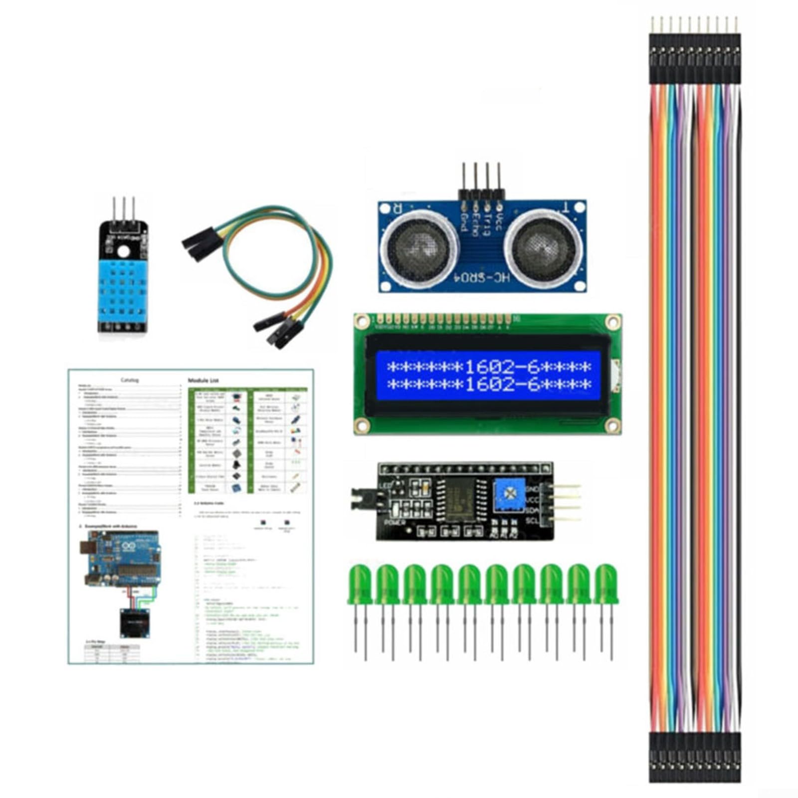 Enthusiast Kit pour Nano V3.0 pour Mega 2560 328-85 pièces comprenant pour écrans OLED et LCD, capteurs, module de relais et composants de platine d'expérimentation