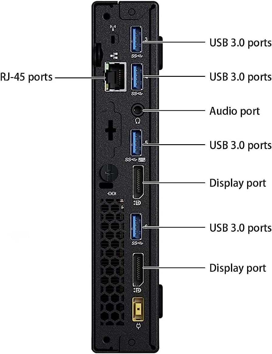 Amazon.com: Lenovo ThinkCentre M715q Tiny PC 桌上型電腦附24