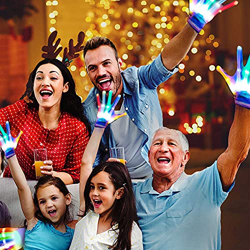 Gledloves FGCH6 Led Gloves,Led Gloves For Kids Teen And Adults Gifts,Led Finger Gloves,Finger Light Gloves,The Toys thumb #7