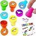 Produktbild German Trendseller® - 24 x Magische Einhorn Stempel  NEU  Regenbogen  Multicolor  Mitgebsel  Kindergeburtstag  24 Stück
