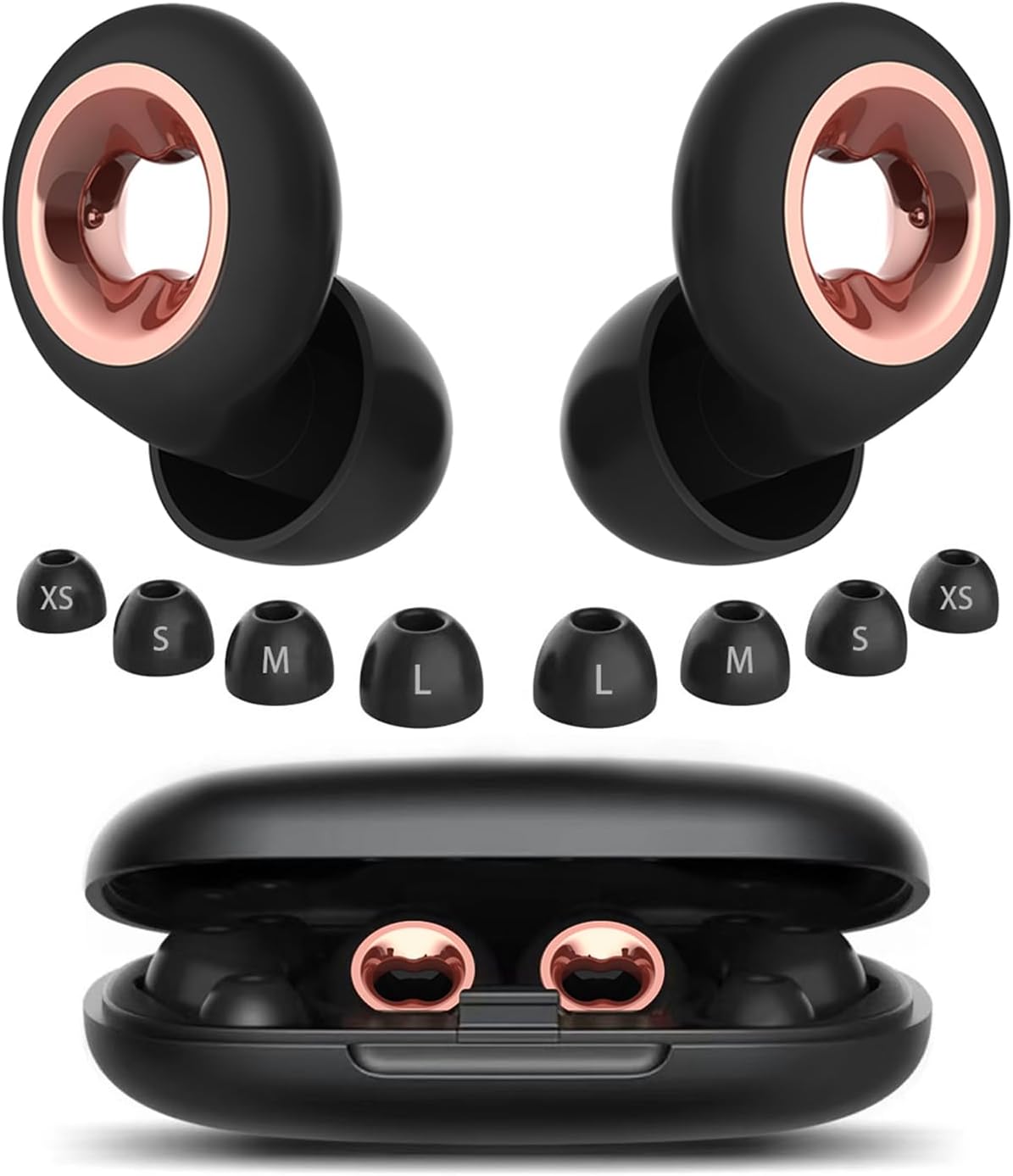 Ear Plugs for Sleeping: Noise Cancelling,60DB & 8 Eartips,Ultra-Soft