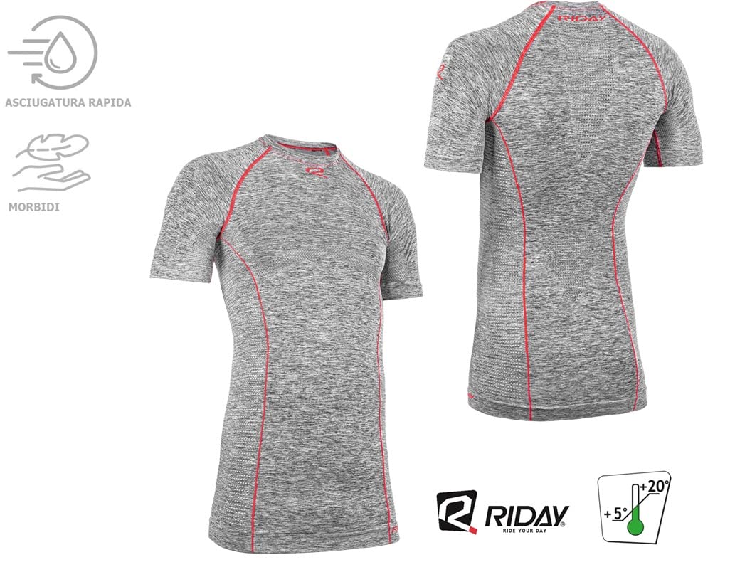 Maglia Termica Mezza Manica Uomo Ultra Traspirante