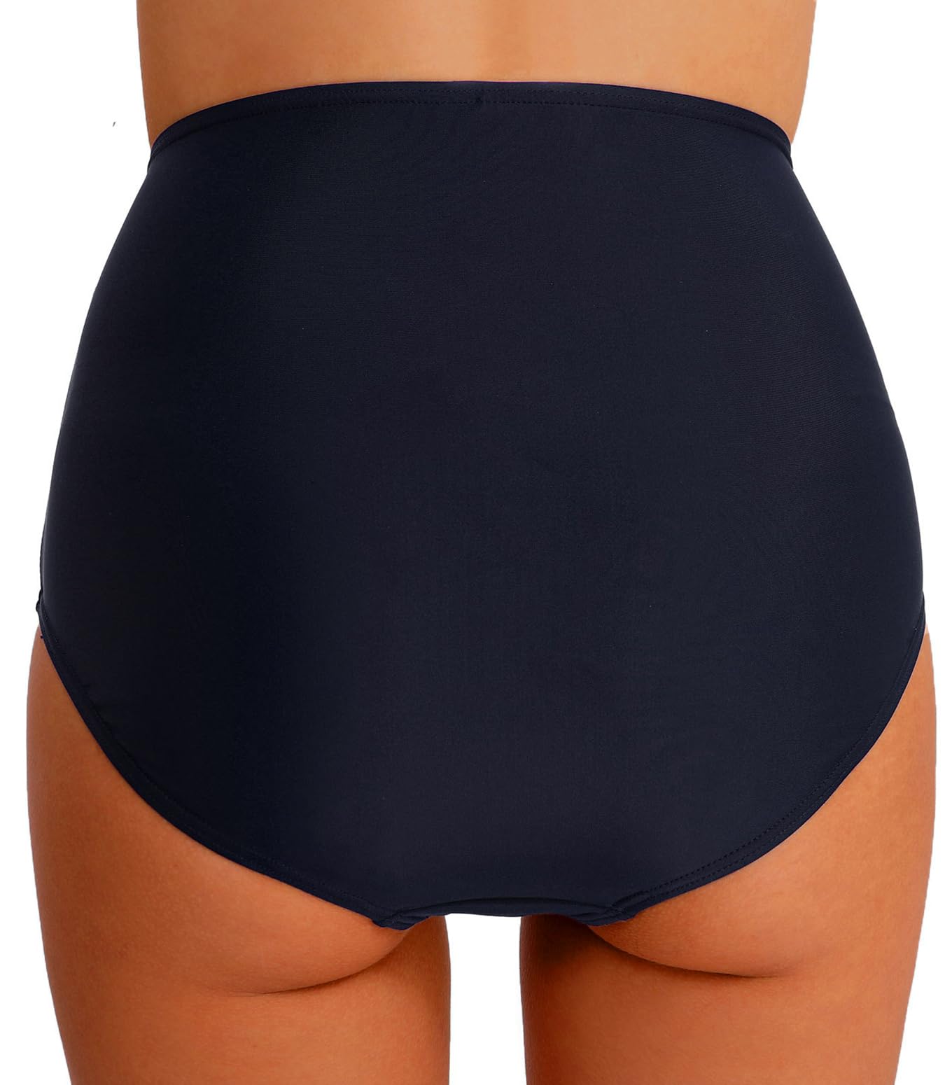 JFAN Braguita de Bikini Mujer Cintura Alta Bragas Bikini Vientre Plano Pantalón la Parte de Abajo Traje Baño Mujer