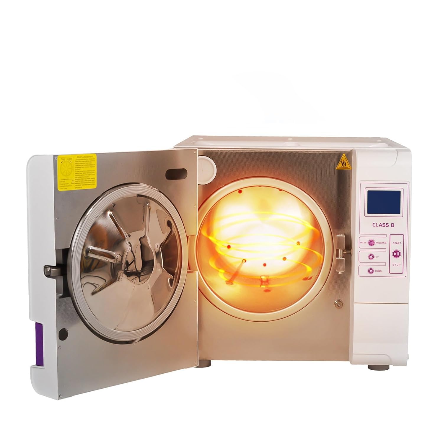 18L/23L LCD Display Lab Dampf Autoklav Sterilisator Klasse B 3 Mal Pre-Vakuum Tischplatte mit Vakuumtrocknungsfunktion (18L)