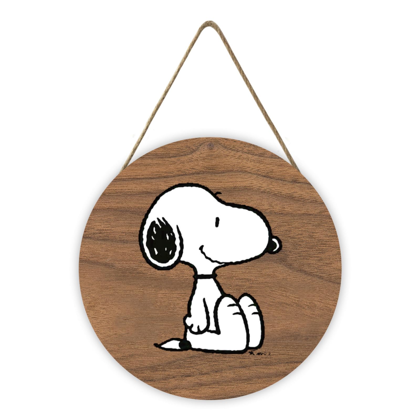 Amazon.co.jp: ウェルカムプレート スヌーピー 木製看板 ドアプレート 