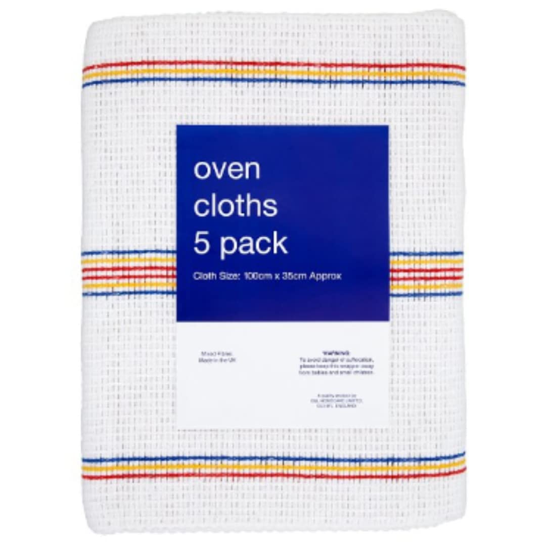 EGL Oven Cloth 5 Pack x Case of 1