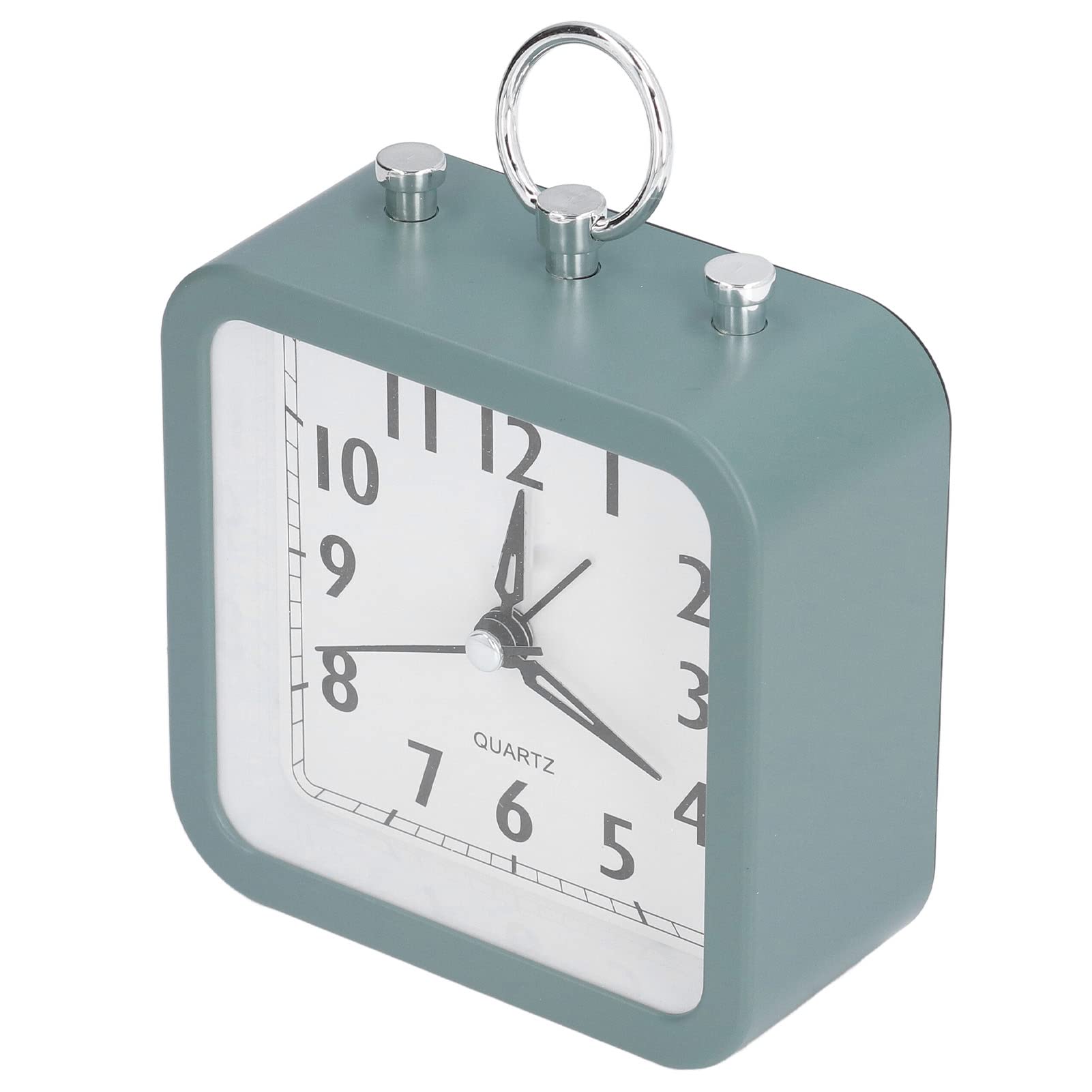 Reloj despertador silencioso a pilas que elimina el tictac molesto en el escritorio