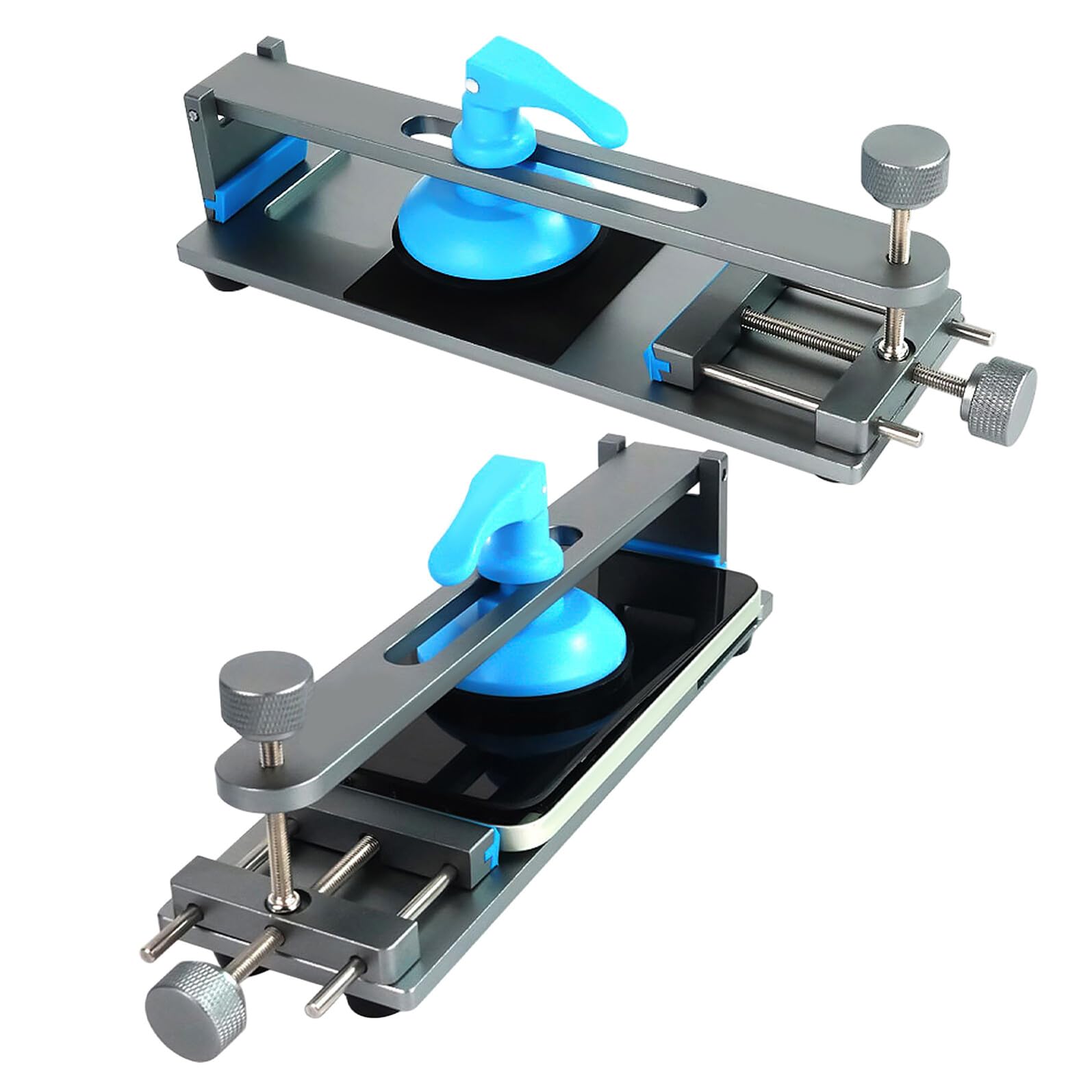 Levemolo 2 Séparateurs d'Écran LCD pour Téléphone Portable Outil de Démontage Incurvé sans Chauffage Ventouse Puissante Kit Réparation Écran LCD 2 Pièces Compatible Multifonctions