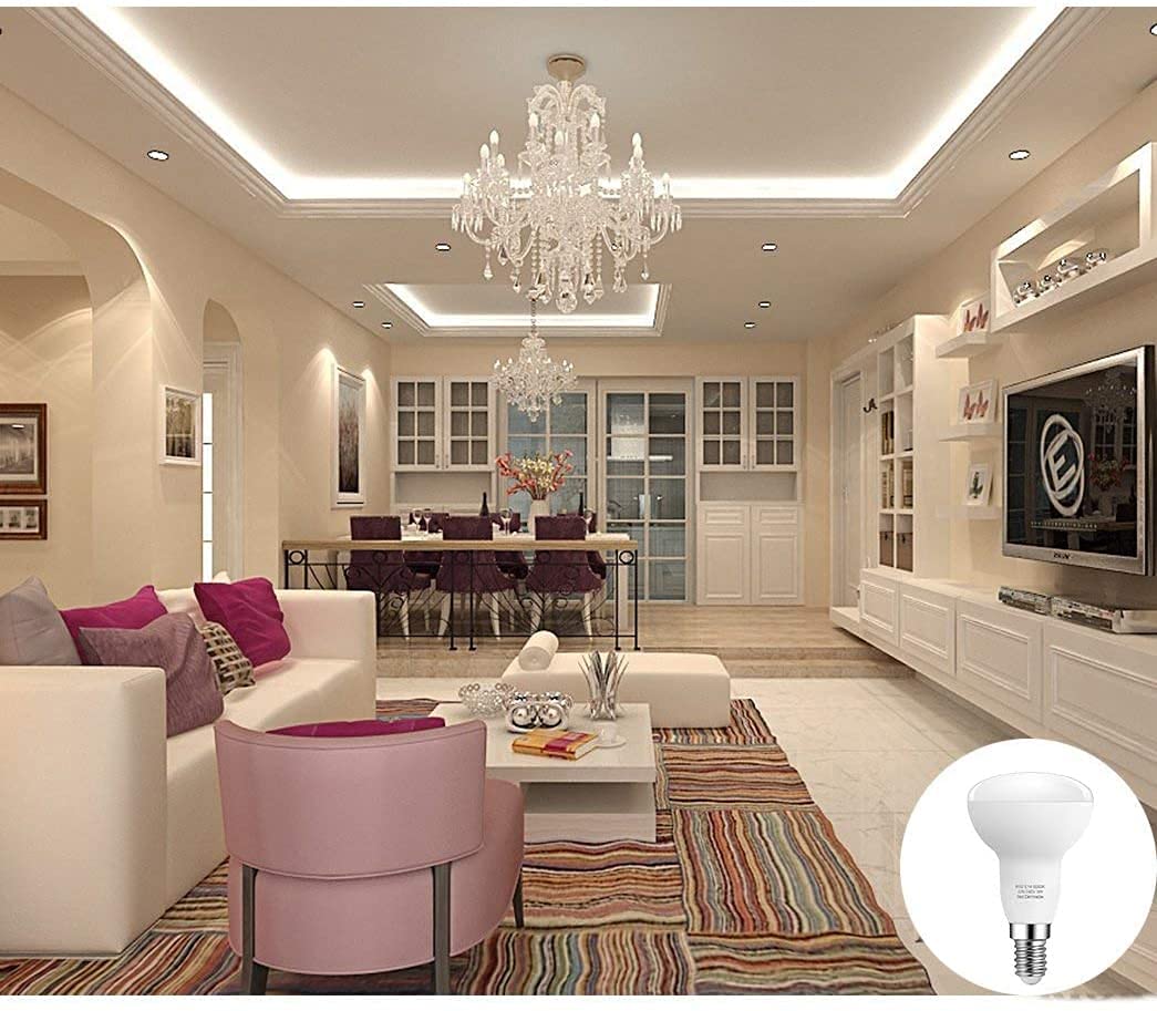 DECK INN Pack of 12 R50 5W E14 Led Bulbs,40W Incandescent Bulbs Equivalent, Warm White 3000K, Reflector Bulbs 420LM - Image 3