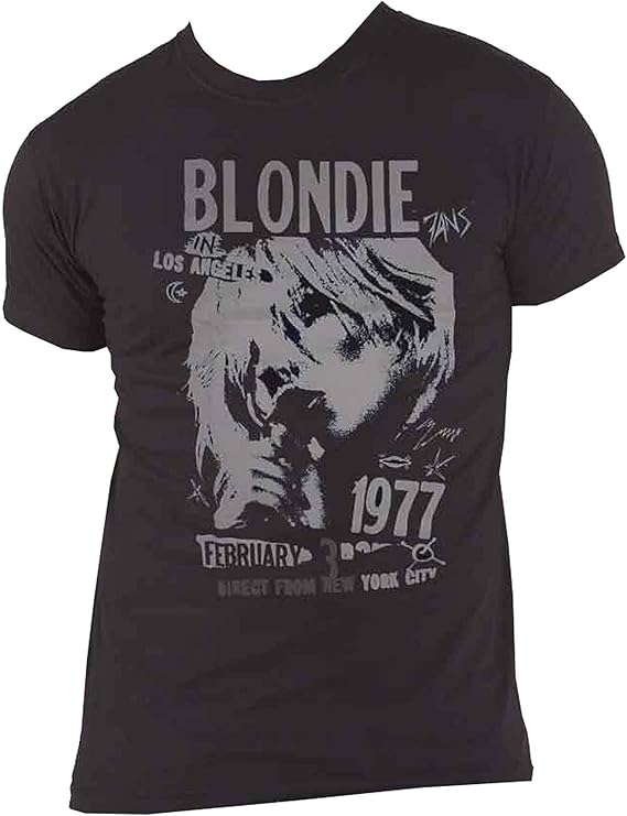 Blondie T Shirt Concert Poster LA 1977 Debbie Harry New Official Unisex