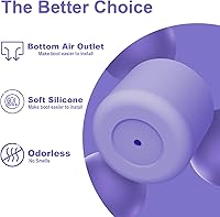 Vista 3 de 2PCS Silicone Water Bottle Boot for Owala 24oz 32oz 40oz, Anti-Slip Protective Sleeve Bottom Bumper Protector for FreeSip, Twist, and Flip Stainless