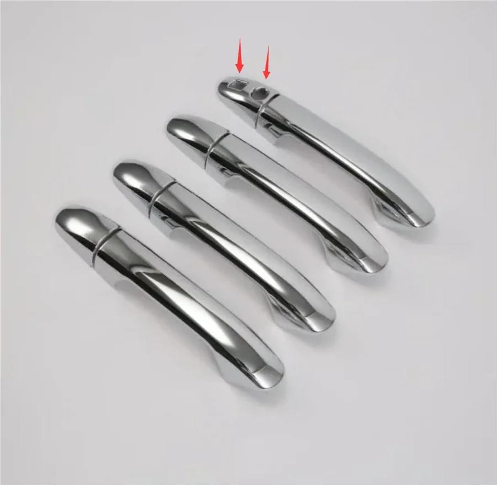 Csspdm Chrome A Auto Exterior Accessories Car Door Handle Catch Protection Cap Cover Trim Carbon Fiber For Benz For Vito W447 2014-2022(Chrome A)