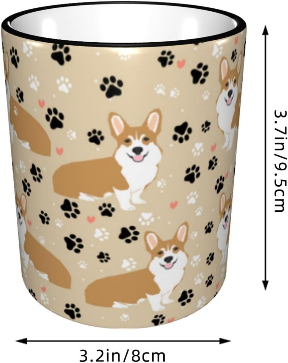 Corgi Mug for Women, Corgis Gifts For Corgi Lovers Cute Coffee Mug Cute Dog Tea Cup (12oz) - Image 2