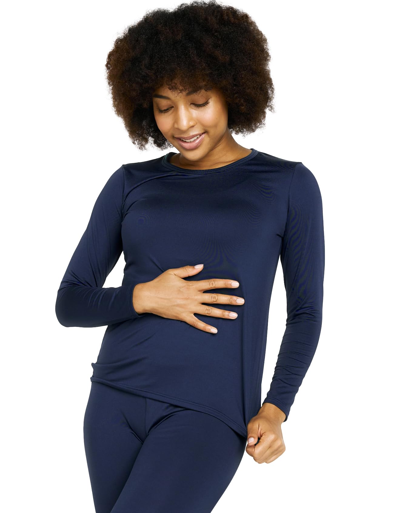 LAPASA Pacco da 2 o 1 Maglia Termica Donna Manica Lunga Fodera in Micro Pile - Pigiama Abbigliamento Intimo Canottiera Calda Elegante Elastica Traspirante Sportiva L15/L39/L42