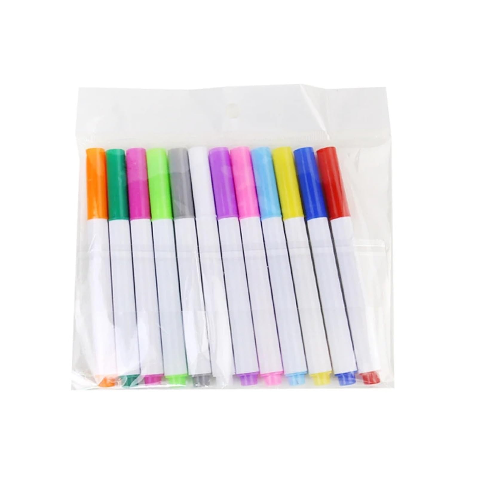 Whiteboard-Stift Löschbarer Flüssigkreide-Zeichenstift for Tafel, Whiteboard, 12 Farben(A 5Set 60pcs)