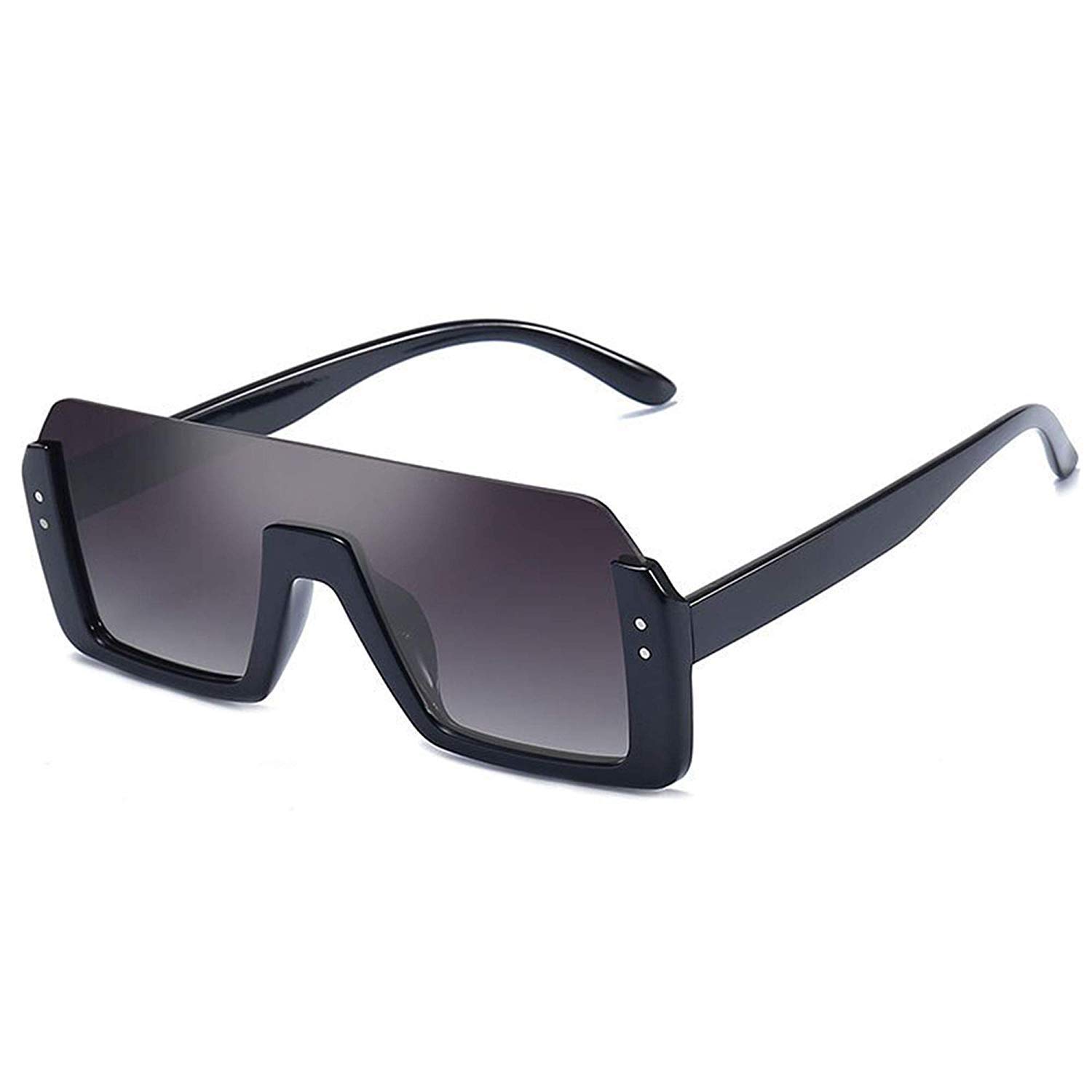 Square Unisex Half Rim Sunglass inspired from Shahid Kapoor and Sahil Khan Sunglasses-image-0