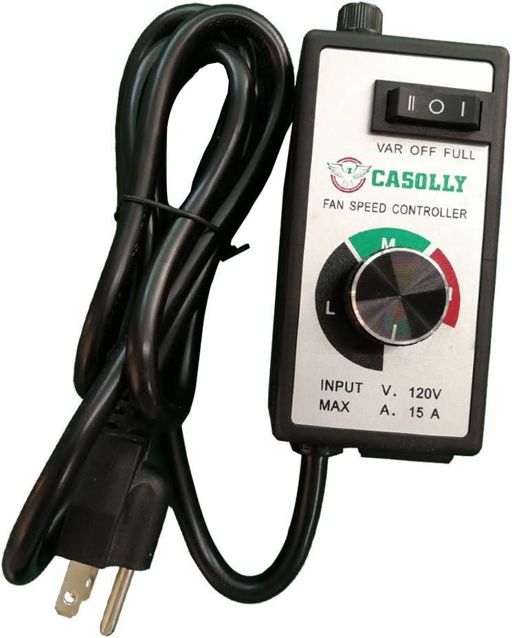Variable Fan Speed Control for Inline and Duct Fan Adjustable Speed Controller