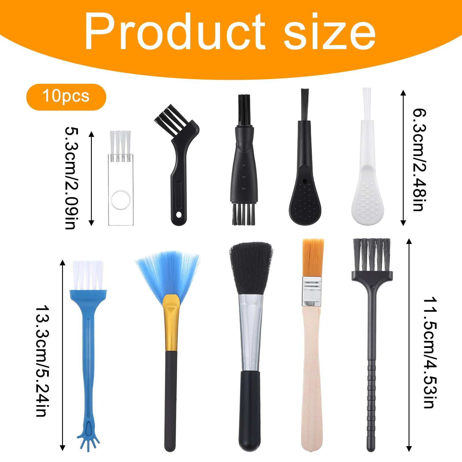 Antistatische ESD-borstelkit – 4 Stuks, Nylon, Voor Pc, Toetsenbord, Camera En Printplaten