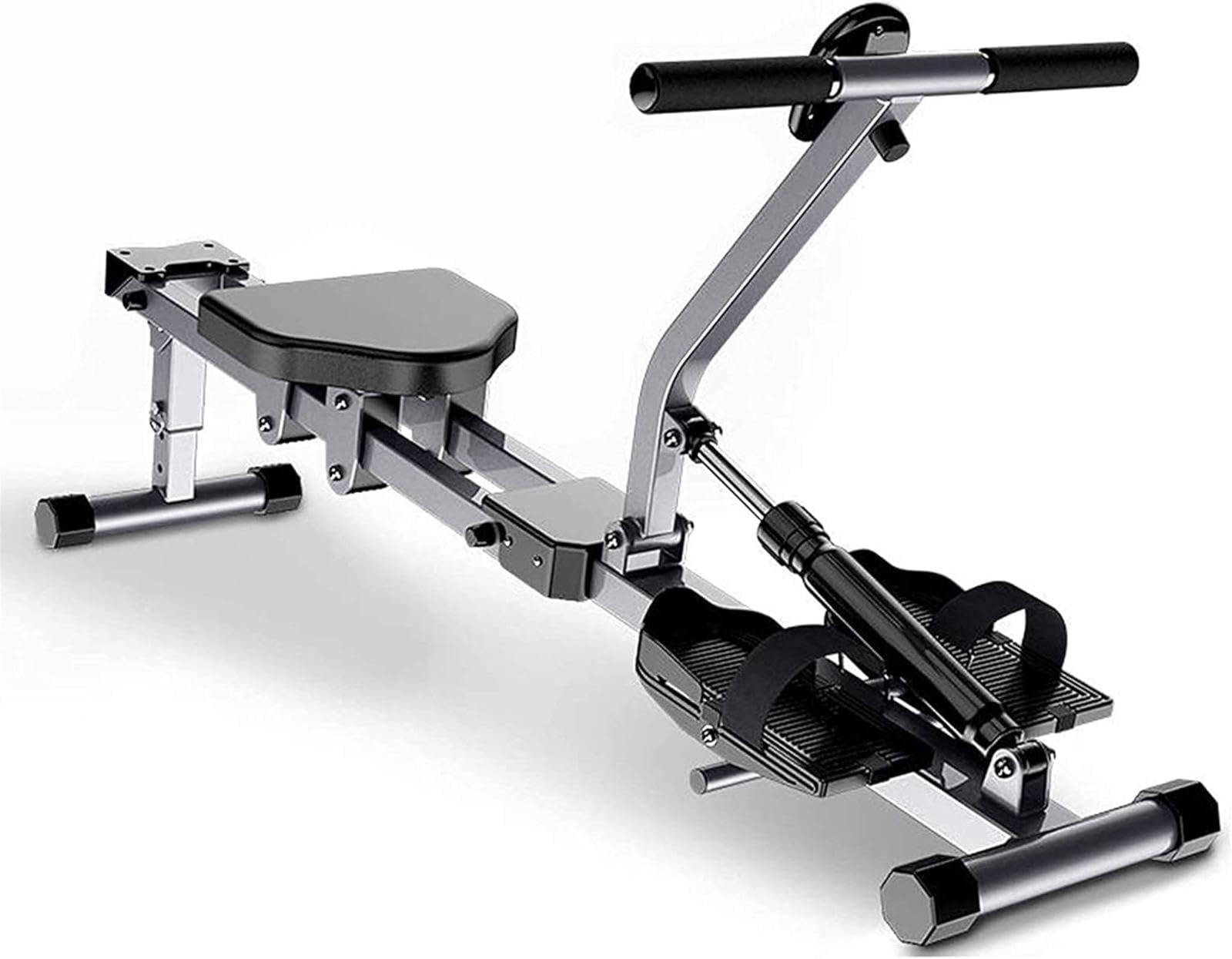 Vogatori Pieghevoli Attrezzature per Il Fitness - Esercizio di Vogatore Magnetico per Uso Domestico Casa Multifunzione Regolabile a 12 Fasi, per Attrezzature da Palestra Domestica