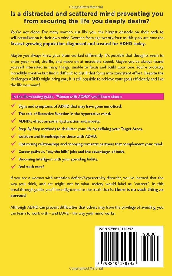 Miniatura 2 de Women with ADHD The Complete Guide to Stay Organized, Overcome Distractions, and Improve Relationships. Manage Your Emotions, Finances, and Succeed