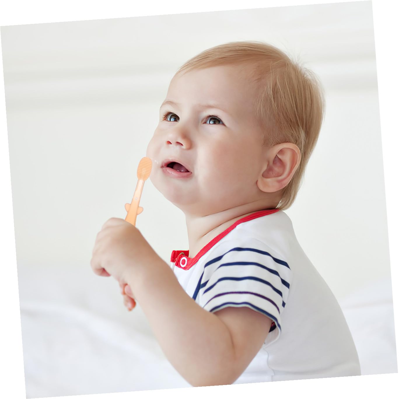 minkissy 5 Set spazzolino da denti per bambini gomma da orale Spazzolino per denti del Spazzolino per pulitore orale per bambini pulisci-lingua
