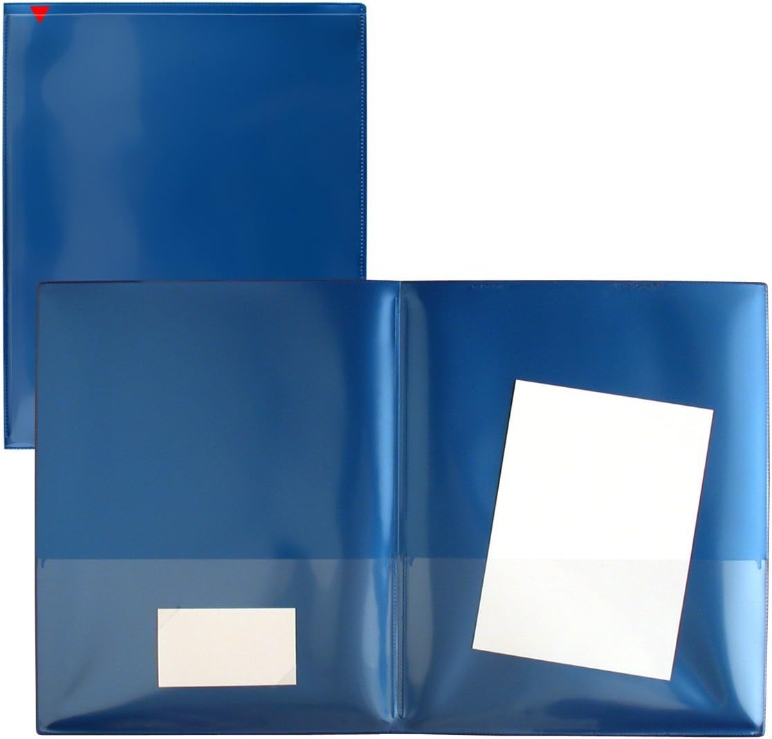 StoreSMART® Green Plastic Archival Folders 10-Pack - Letter-Size Twin Pocket - Made in U.S.A - (R900GR10)