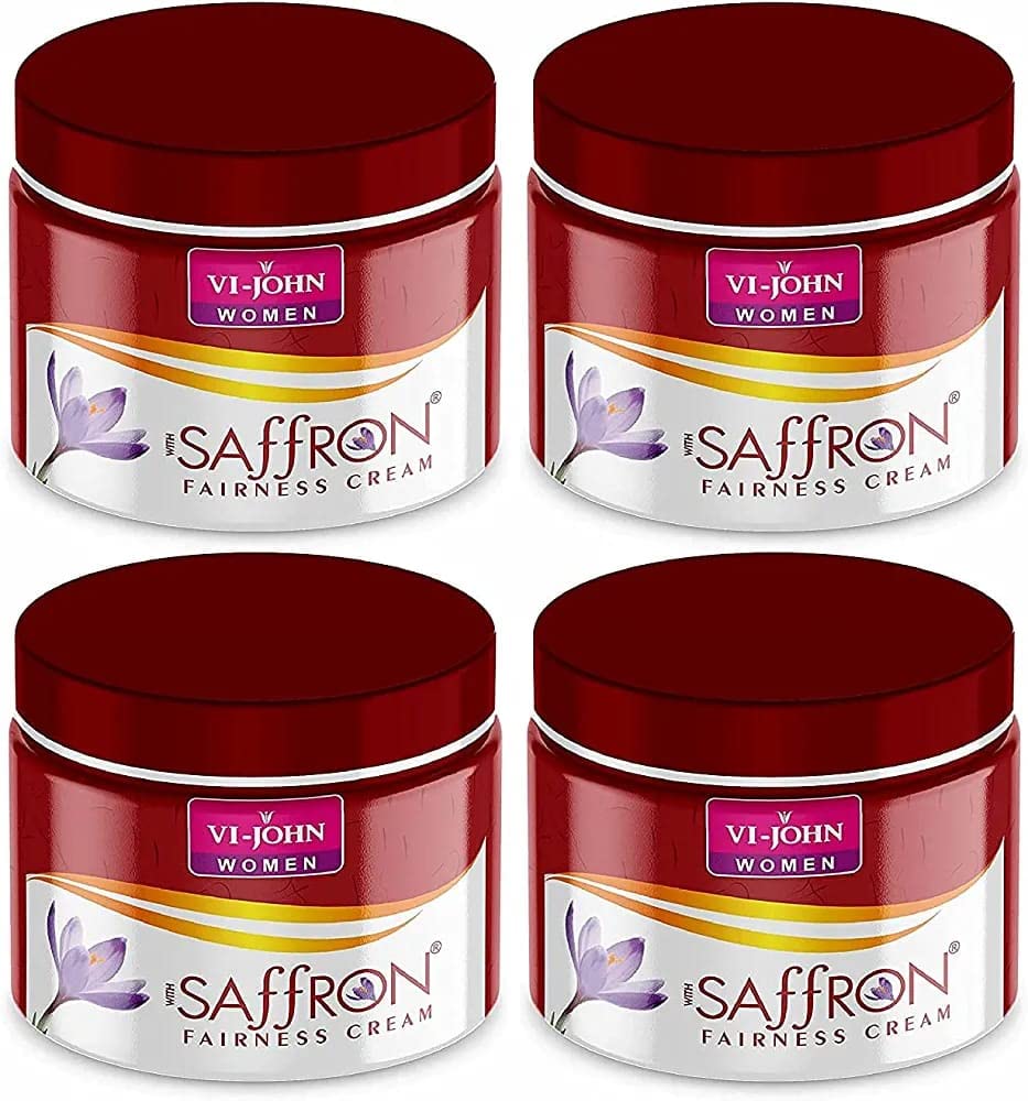 VI - JOHN Saffron Advanced Fairness Cream (50g) Pack of 4