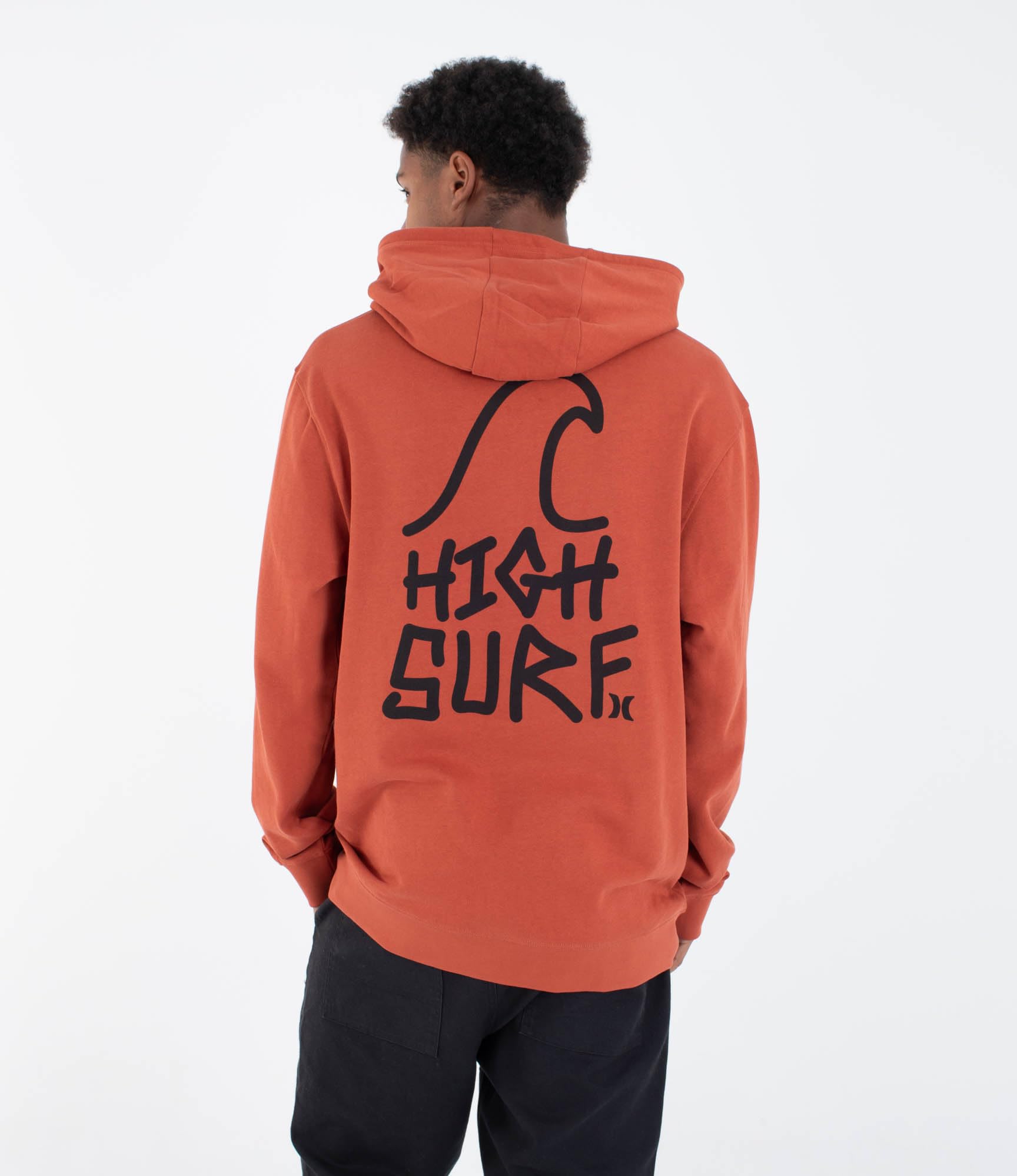 Hurley High Surf Sudadera Hombre con Capucha Oversize Reversible Hoodie for Men
