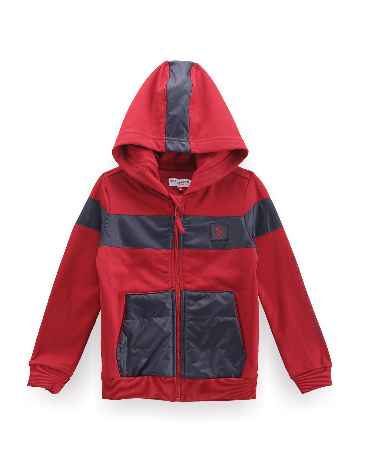 U.S. Polo Assn. Kids Regular fit Cotton Hooded Sweatshirts-picture-30